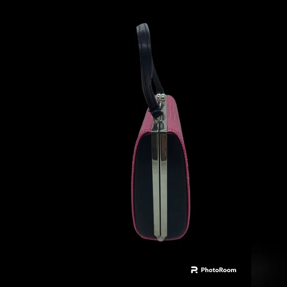 Unbranded Pink Textured Small Handbag - Picture 3 of 8